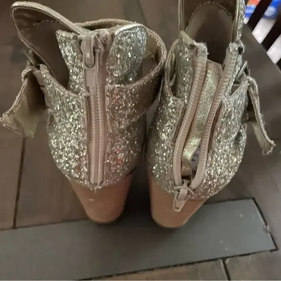 Coastal cowgirl festival glitter ankle boots silver - Picture 7 of 10